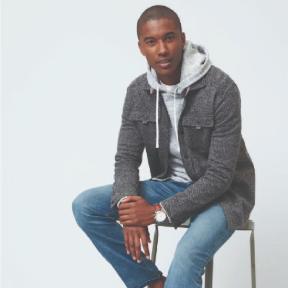Ted Baker Chelts Slim Fit Herringbone Overshirt